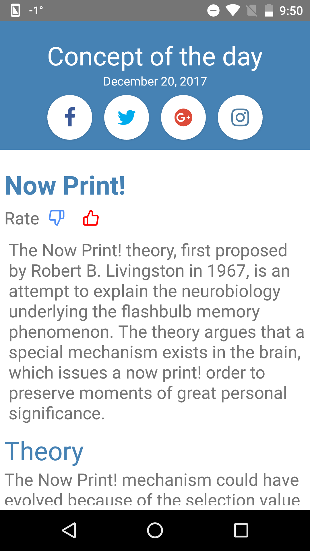 The Daily Concept - Now Print!