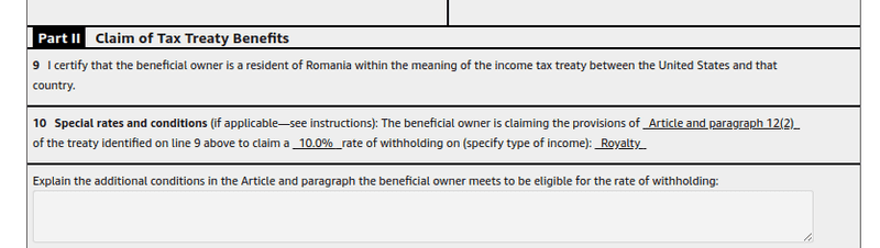 100 Ways To Get Rejected: Petition For The Rectification Of The 1973 Romanian-US Tax Treaty